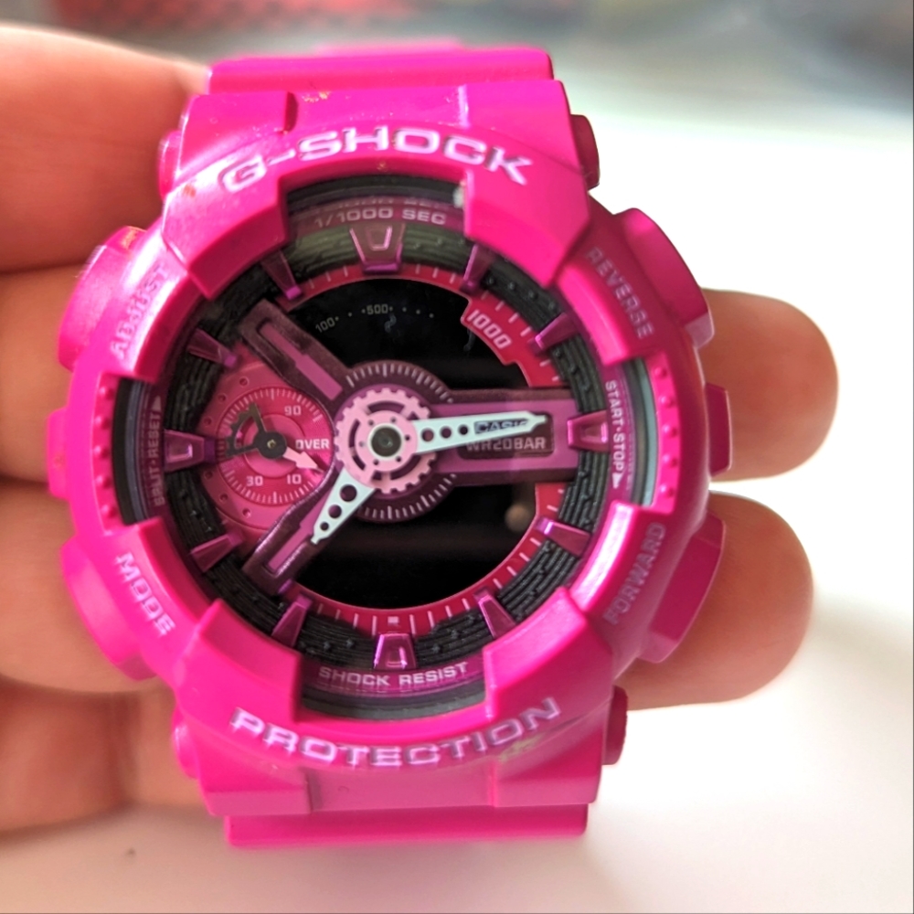G Shock Pink Watch